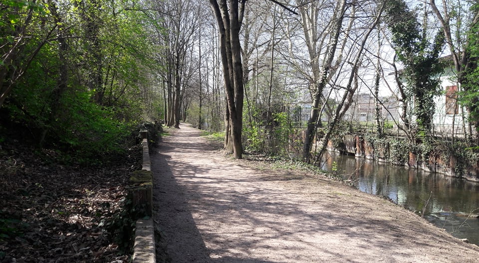 Das Ziegelwasser im Kurgartenpark