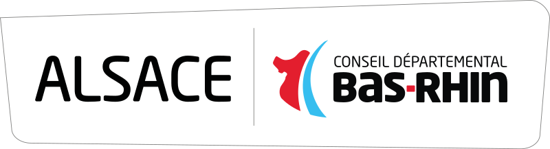 Logo du Conseil Départemental du Bas-Rhin, partenaire du SSHB